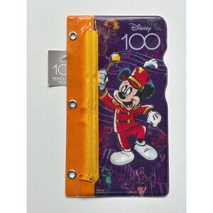 Disney 100 Mickey Mouse Music & Friends Pencil/Pen Pouch READ DESCRIPTION